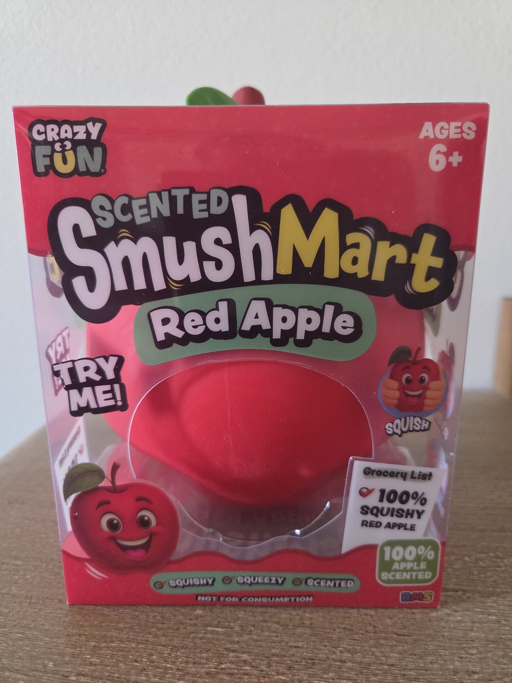 SmushMart Red Apple Scented Squishy Toy -